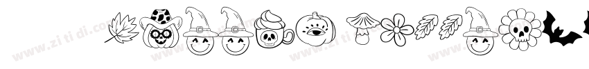 免费获取 Groovy Halloween Font字体转换